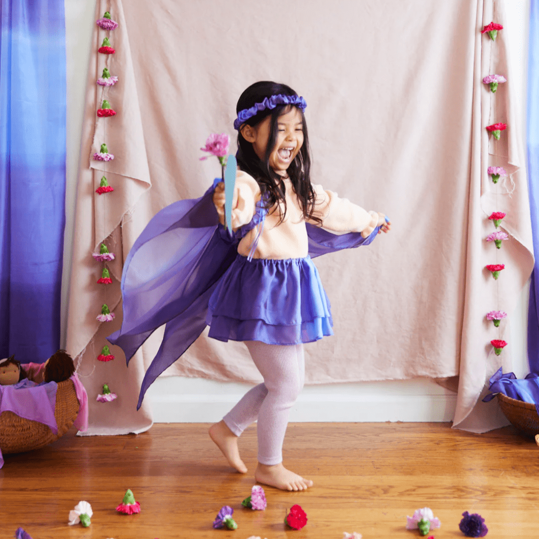 Sarah's Silks Dress Up Play Dress-Up Fairy/Butterfly Wings (Purple)