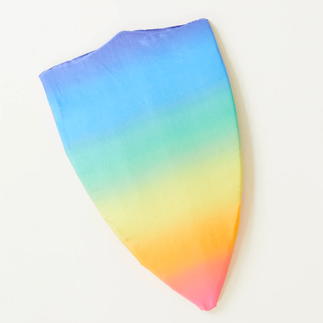 Sarah's Silks Dress Up Play Silk Covered Toy Shield (Rainbow)