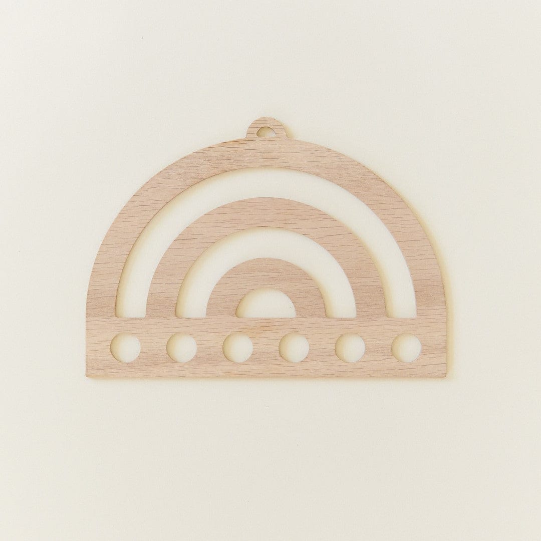Sarah's Silks Dress Up Play Wooden Rainbow Wall Display for Playsilks & Cloths