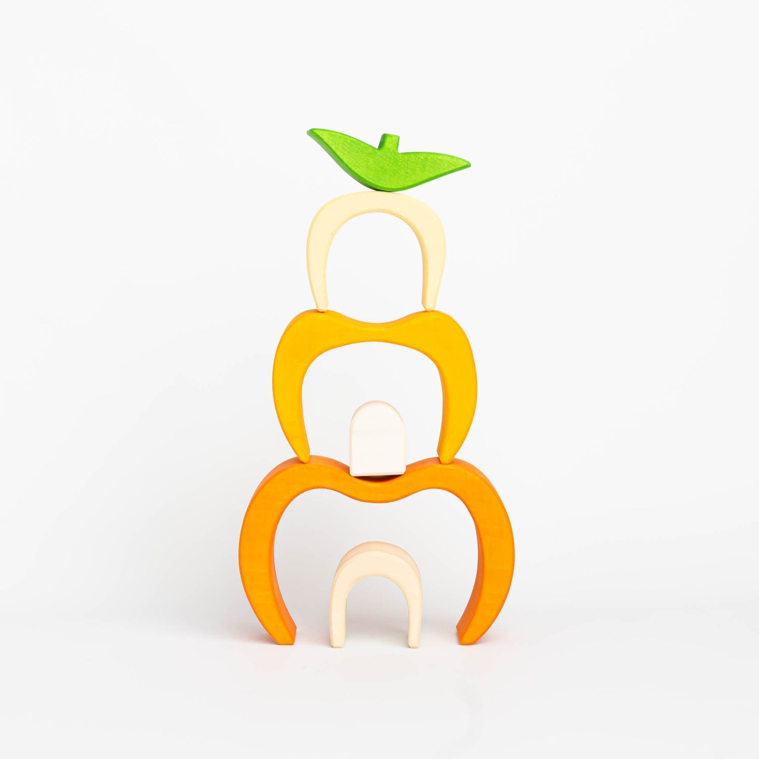 Skandico Building & Stacking Pumpkin Handmade Wooden Pumpkin Stacking Toy