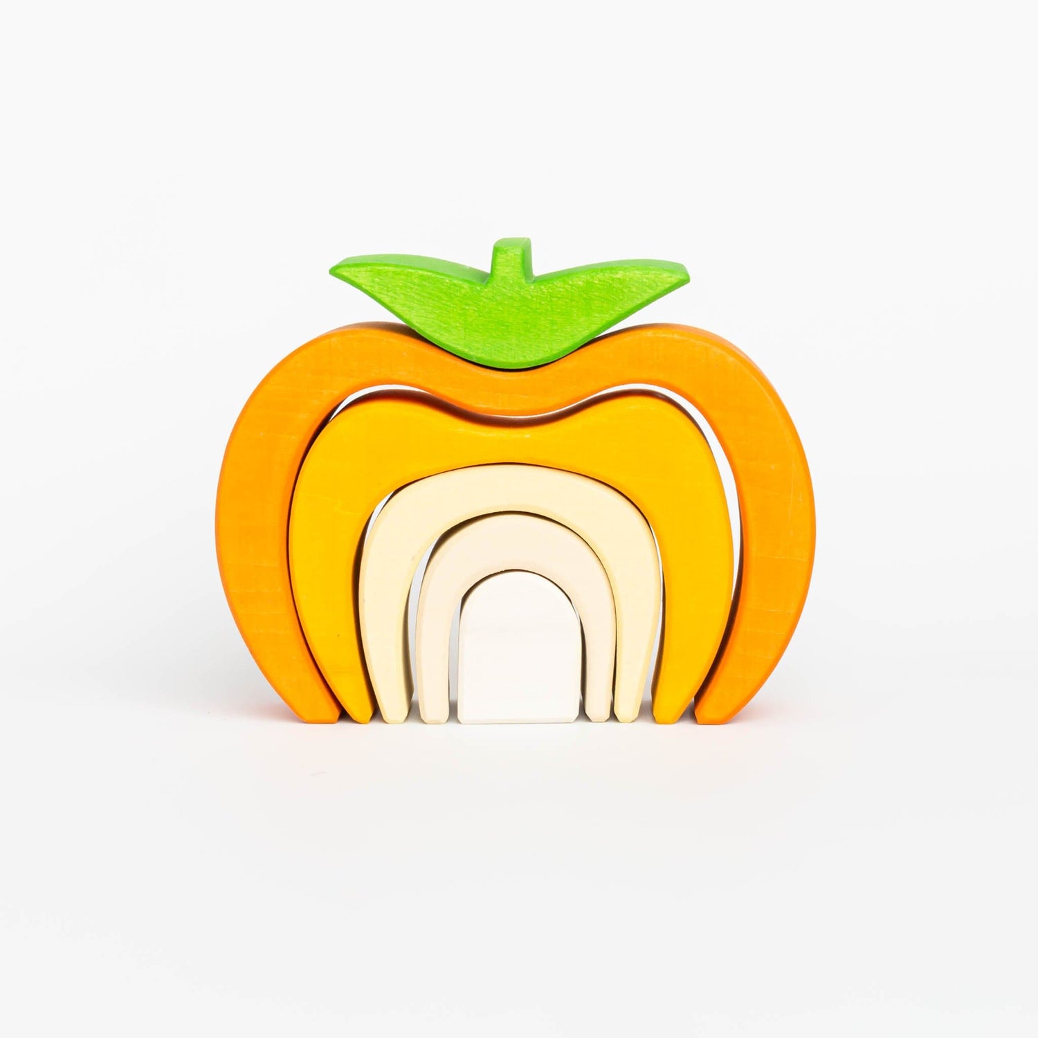 Skandico Building & Stacking Pumpkin Handmade Wooden Pumpkin Stacking Toy