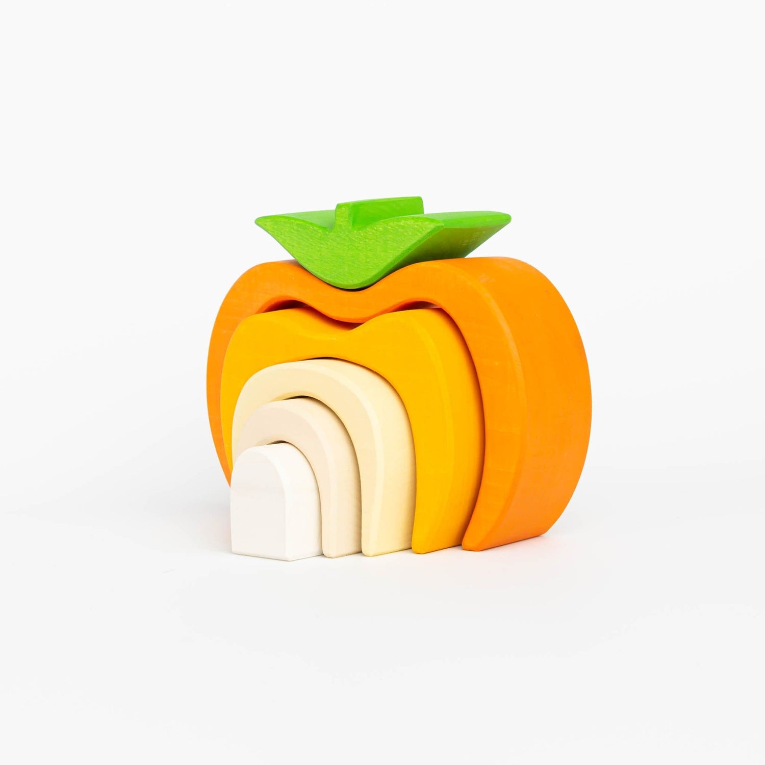 Skandico Building & Stacking Pumpkin Handmade Wooden Pumpkin Stacking Toy