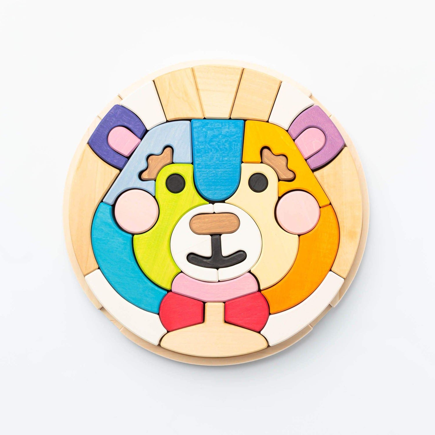 Skandico Puzzle Large Handmade Wooden Bear Puzzle