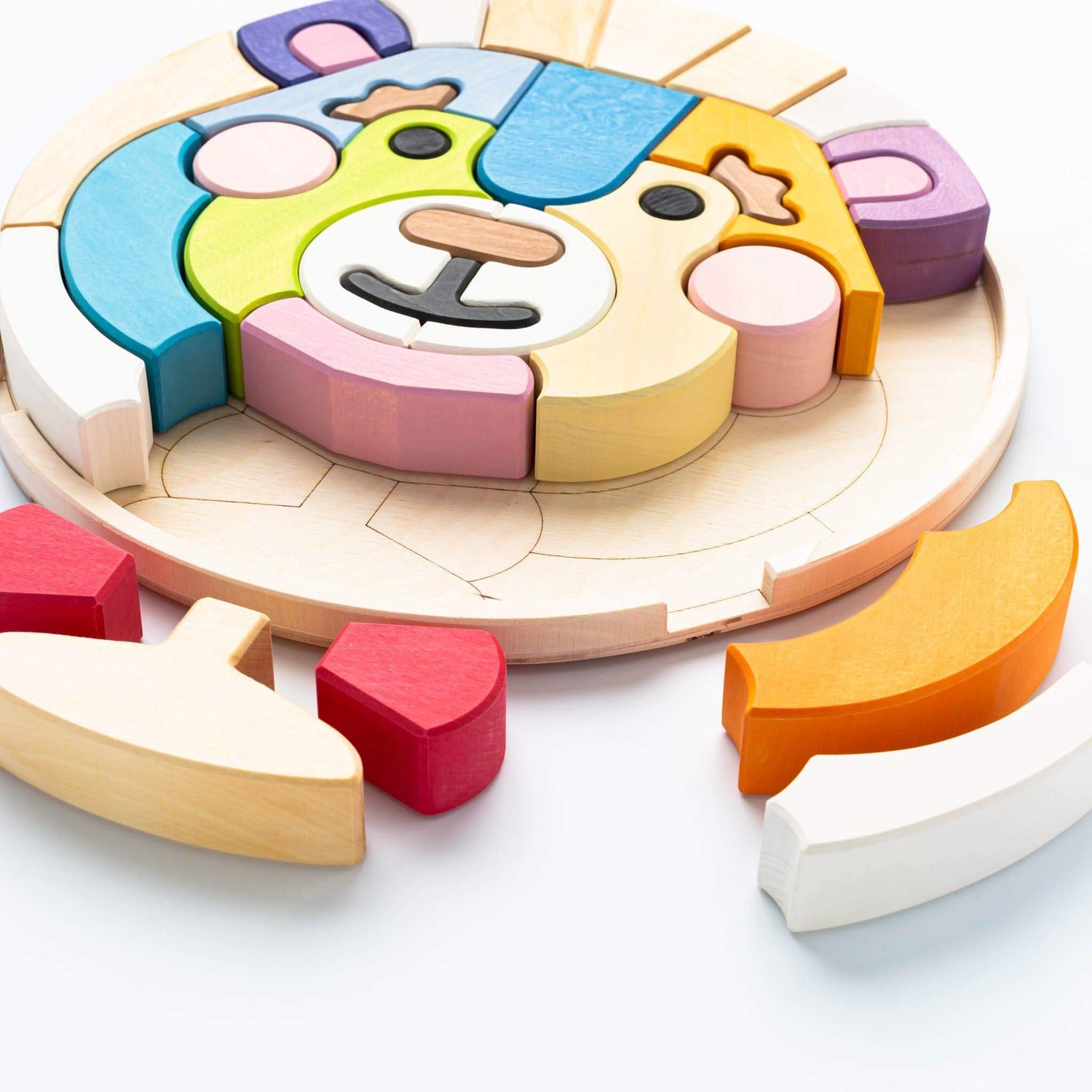 Skandico Puzzle Large Handmade Wooden Bear Puzzle