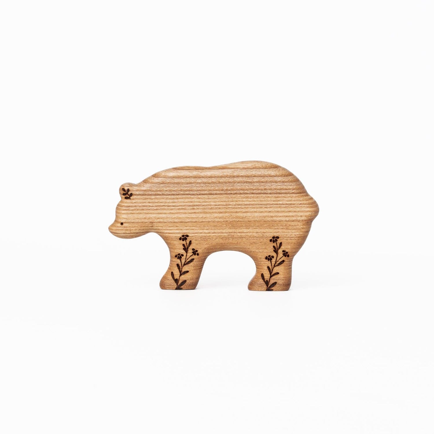 Tiny Fox Hole Wooden Animals Handmade Wooden Bear Toy (set of 4)