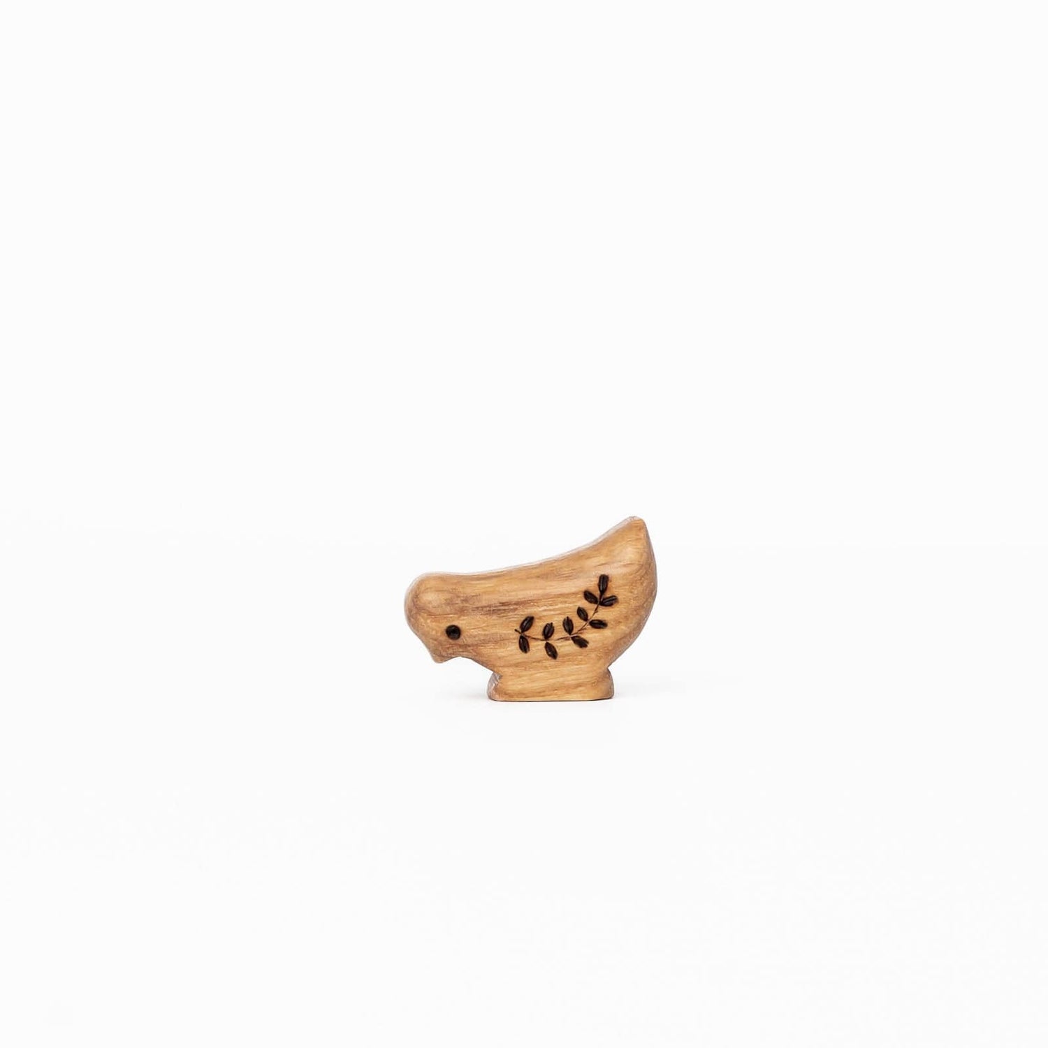 Tiny Fox Hole Wooden Animals Handmade Wooden Set of Chickens (set of 3)