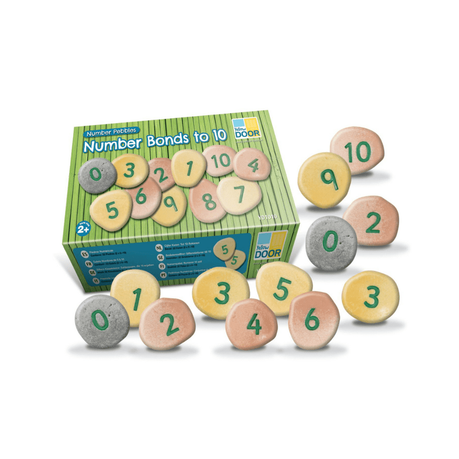 Yellow Door Sensory Play Numbers Pebbles (Set of 22)