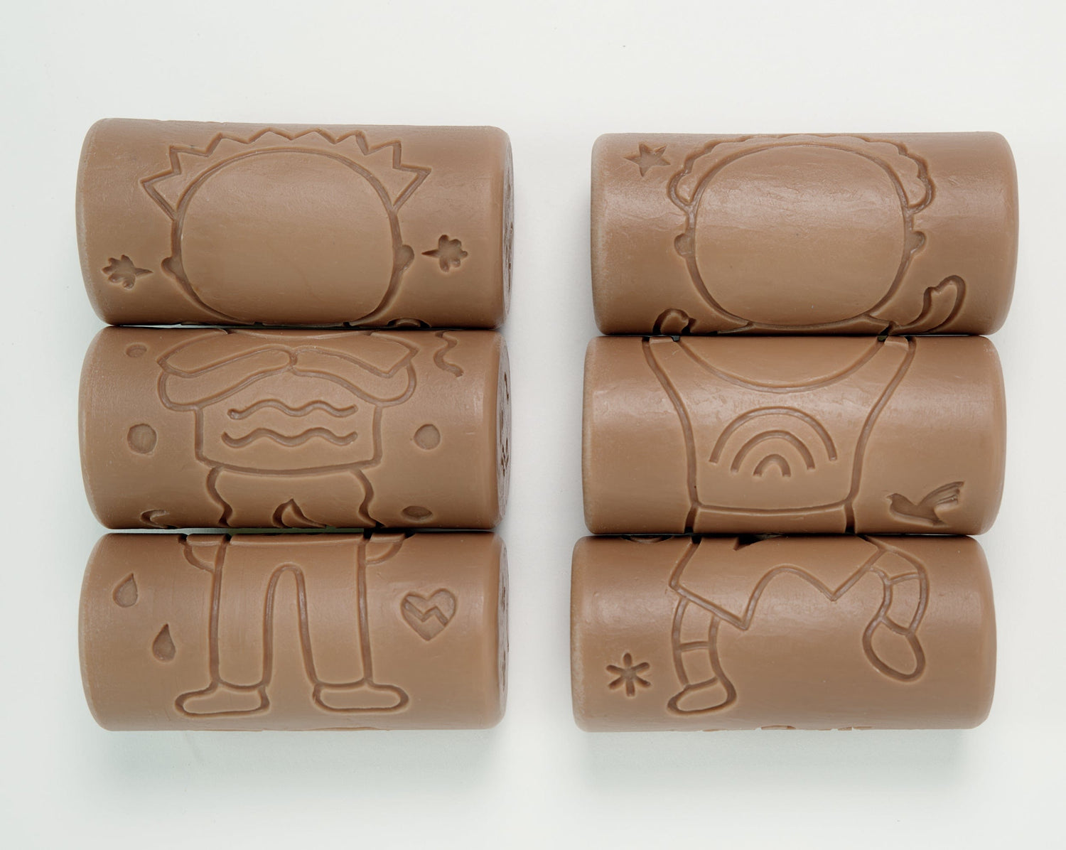 Yellow Door Sensory Play Play Dough Roller & Stamper - Emotions  (6 pack)