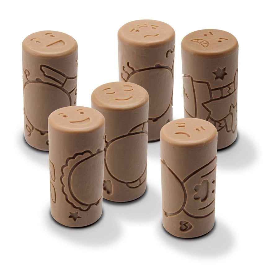 Yellow Door Sensory Play Play Dough Roller & Stamper - Emotions  (6 pack)