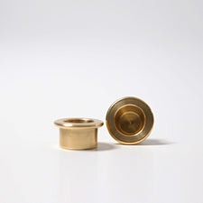 Grimm's Celebration Ring Deco Brass Candle Holder