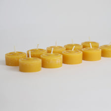 Grimm's Tealights 100% Beeswax (10 pcs)