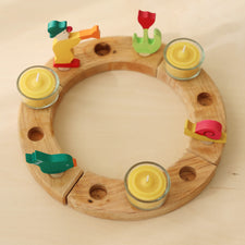 Grimm's Tealights 100% Beeswax (10 pcs)