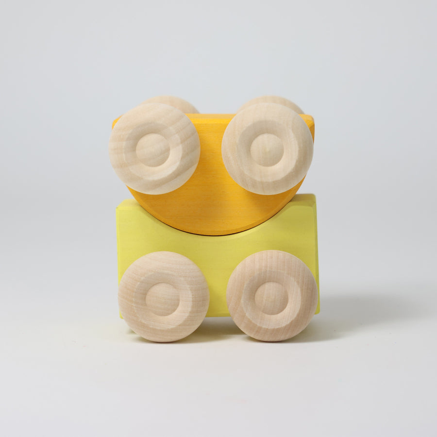Grimm's Stacking Cars YELLOW (2 pcs)