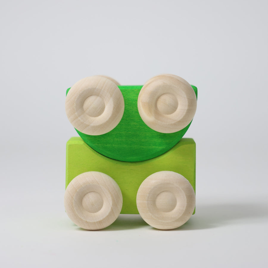 Grimm's Stacking Cars GREEN (2 pcs)