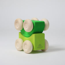 Grimm's Stacking Cars GREEN (2 pcs)
