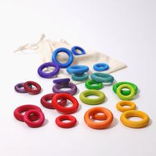 Grimm's Building Rings - Rainbow