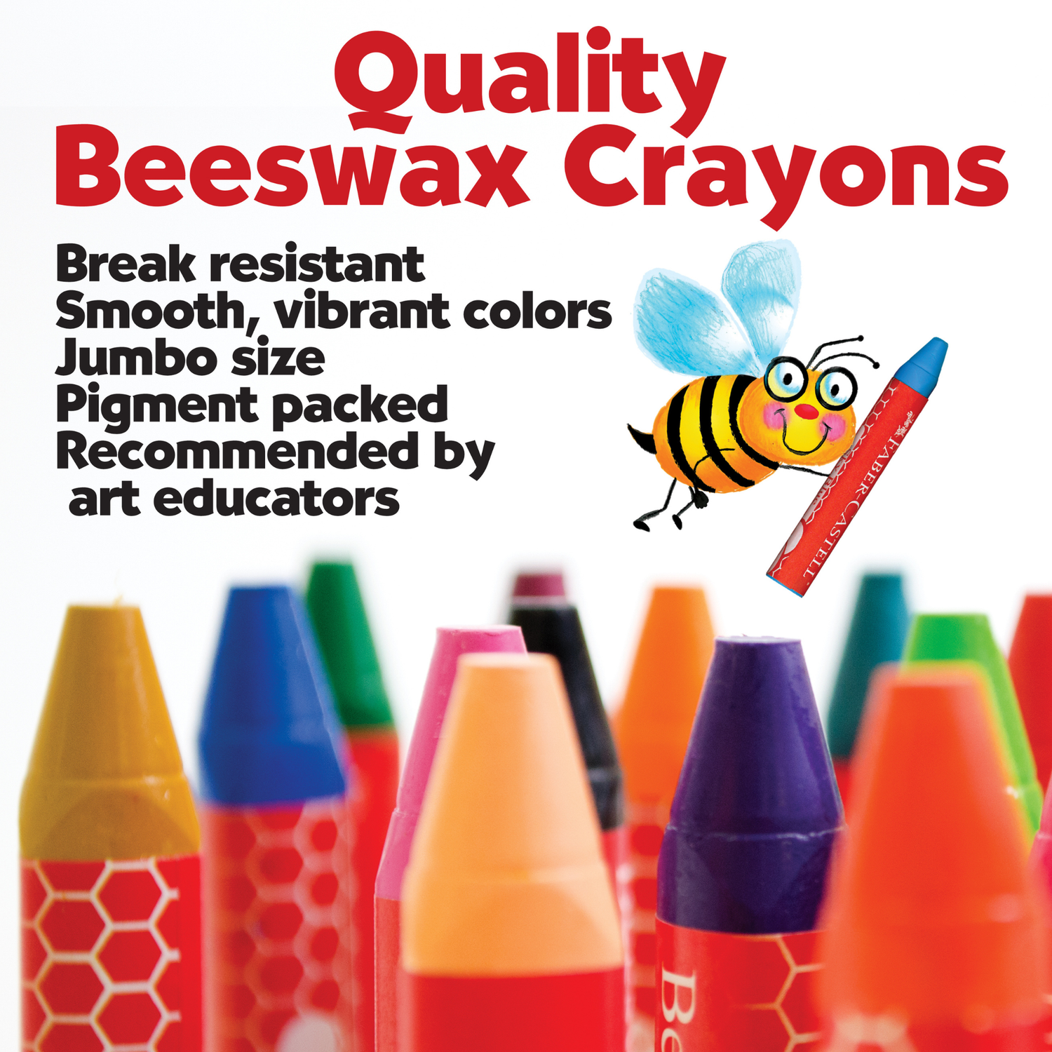 World Colours - 15 Beeswax Crayons with Skin Tones