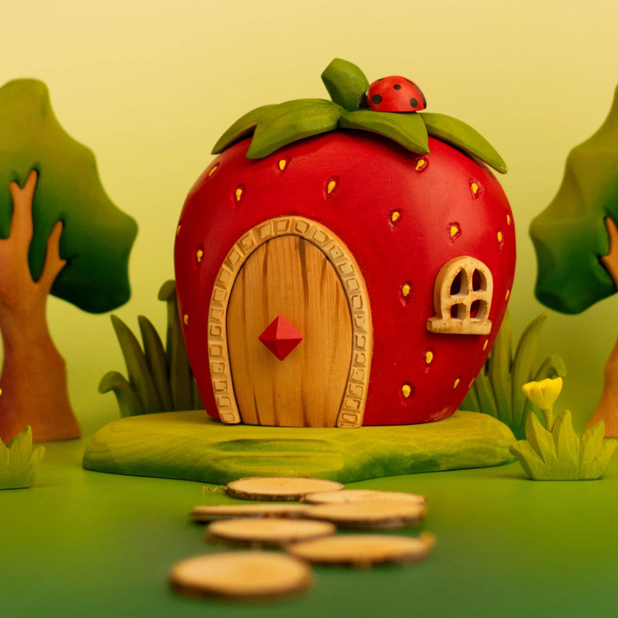 PRE-ORDER Bumbu Wooden Strawberry House
