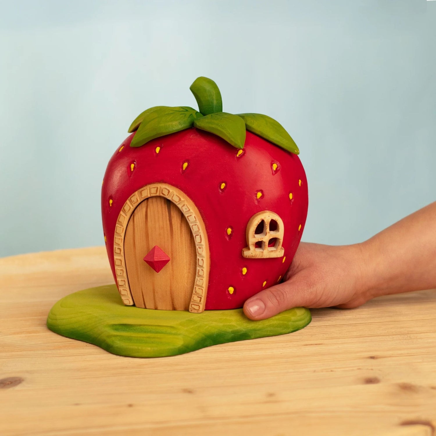PRE-ORDER Bumbu Wooden Strawberry House