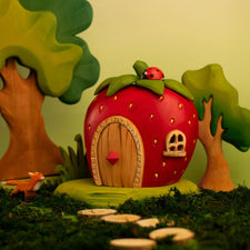 PRE-ORDER Bumbu Wooden Strawberry House