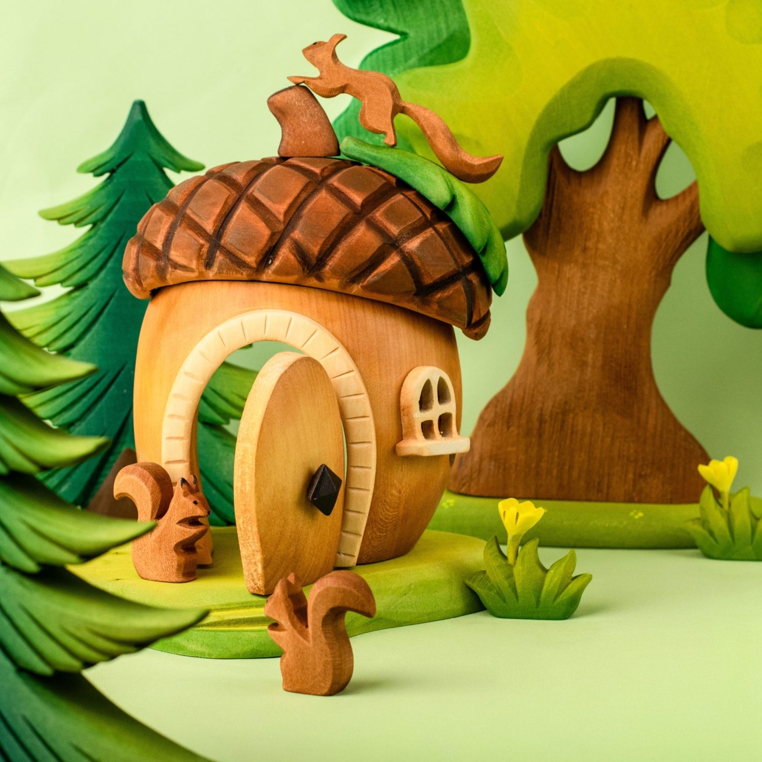 PRE-ORDER Bumbu Wooden Acorn House