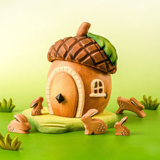 PRE-ORDER Bumbu Wooden Acorn House