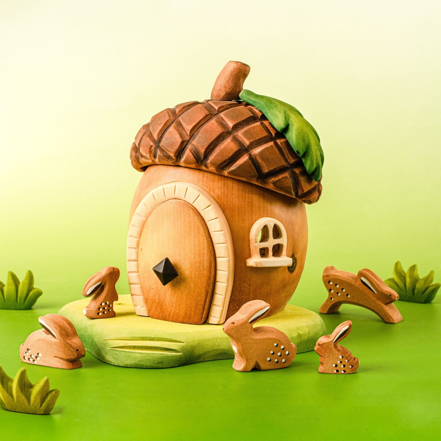 PRE-ORDER Bumbu Wooden Acorn House