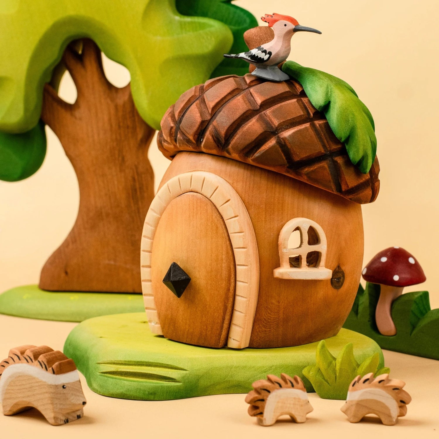 PRE-ORDER Bumbu Wooden Acorn House