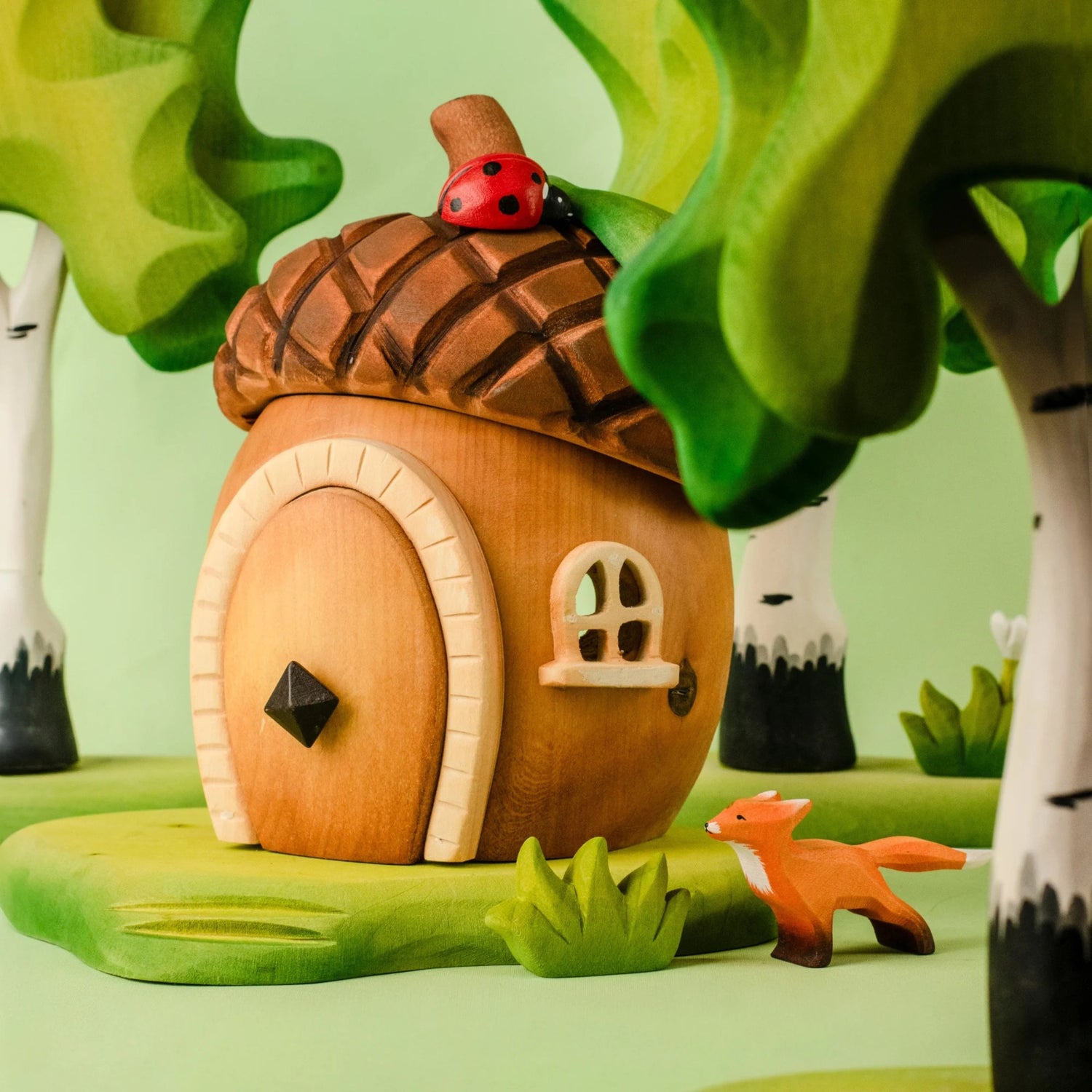 PRE-ORDER Bumbu Wooden Acorn House