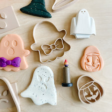 Halloween Ghost Eco Stamp and Cutter Playdough Set