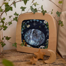 Toverlux Silhouette | Star Map Northern Hemisphere Sonne Mond und Erde