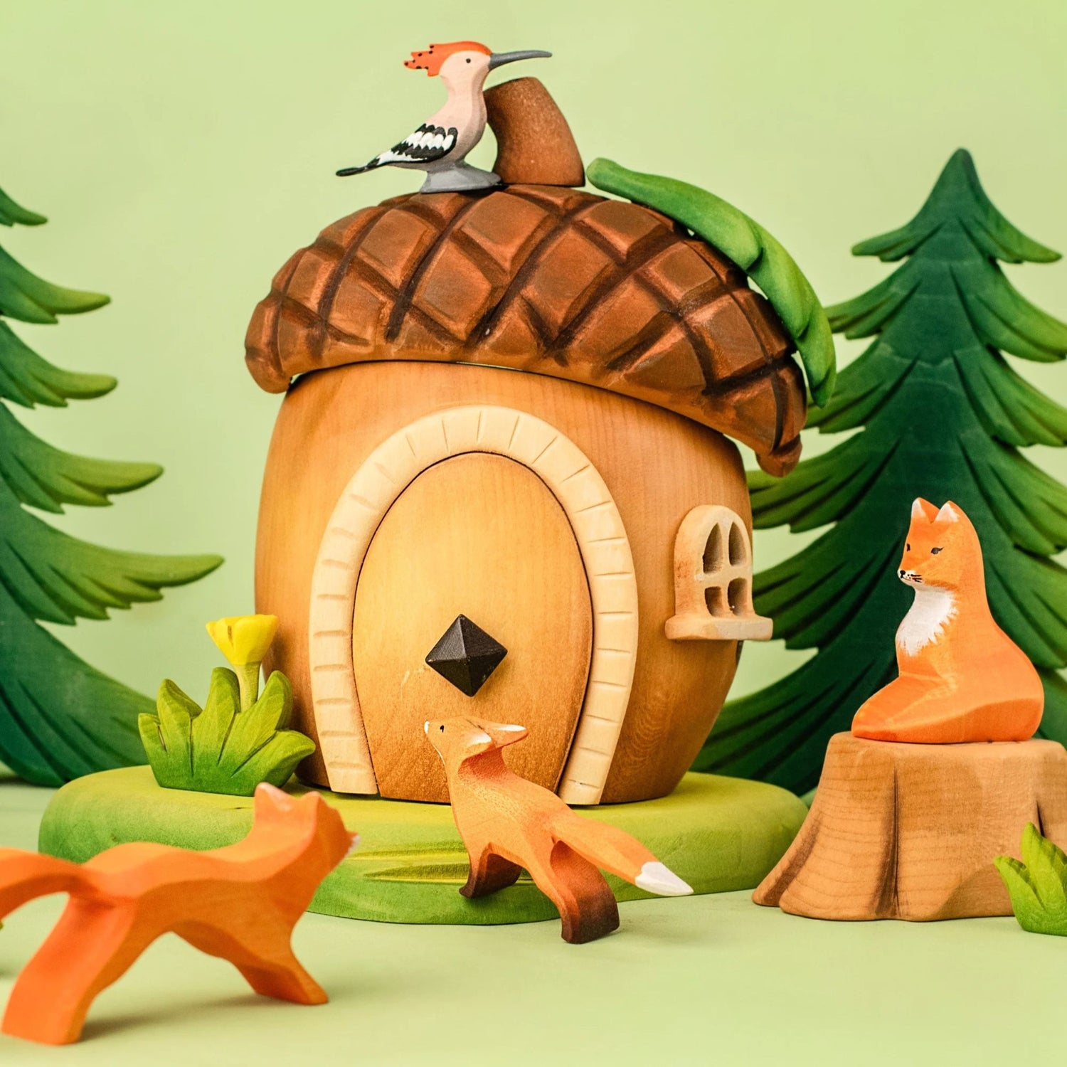 PRE-ORDER Bumbu Wooden Acorn House