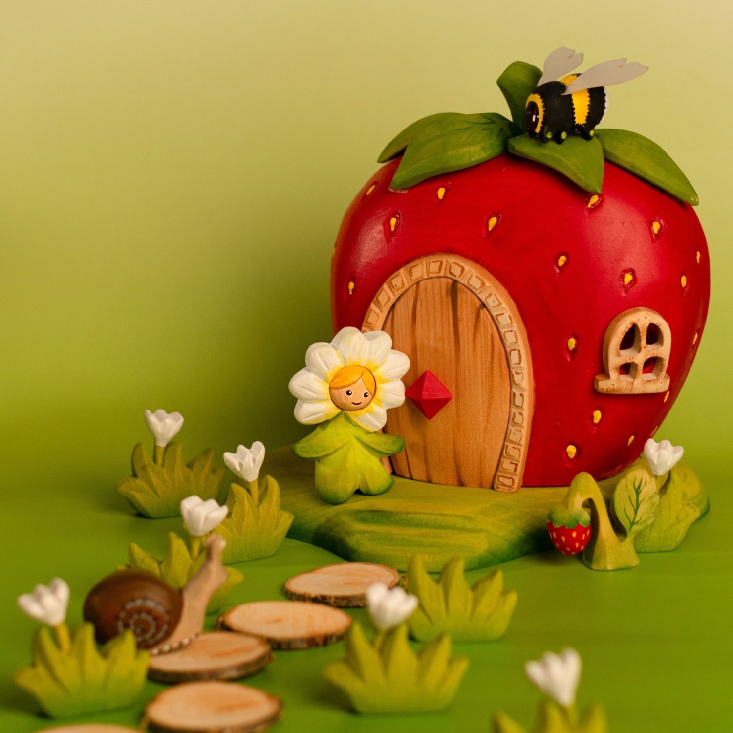 Bumbu Wooden Flower Child (Daisy)