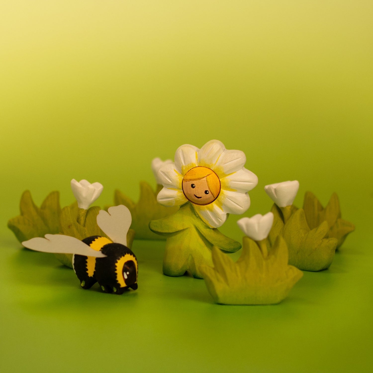 Bumbu Wooden Flower Child (Daisy)