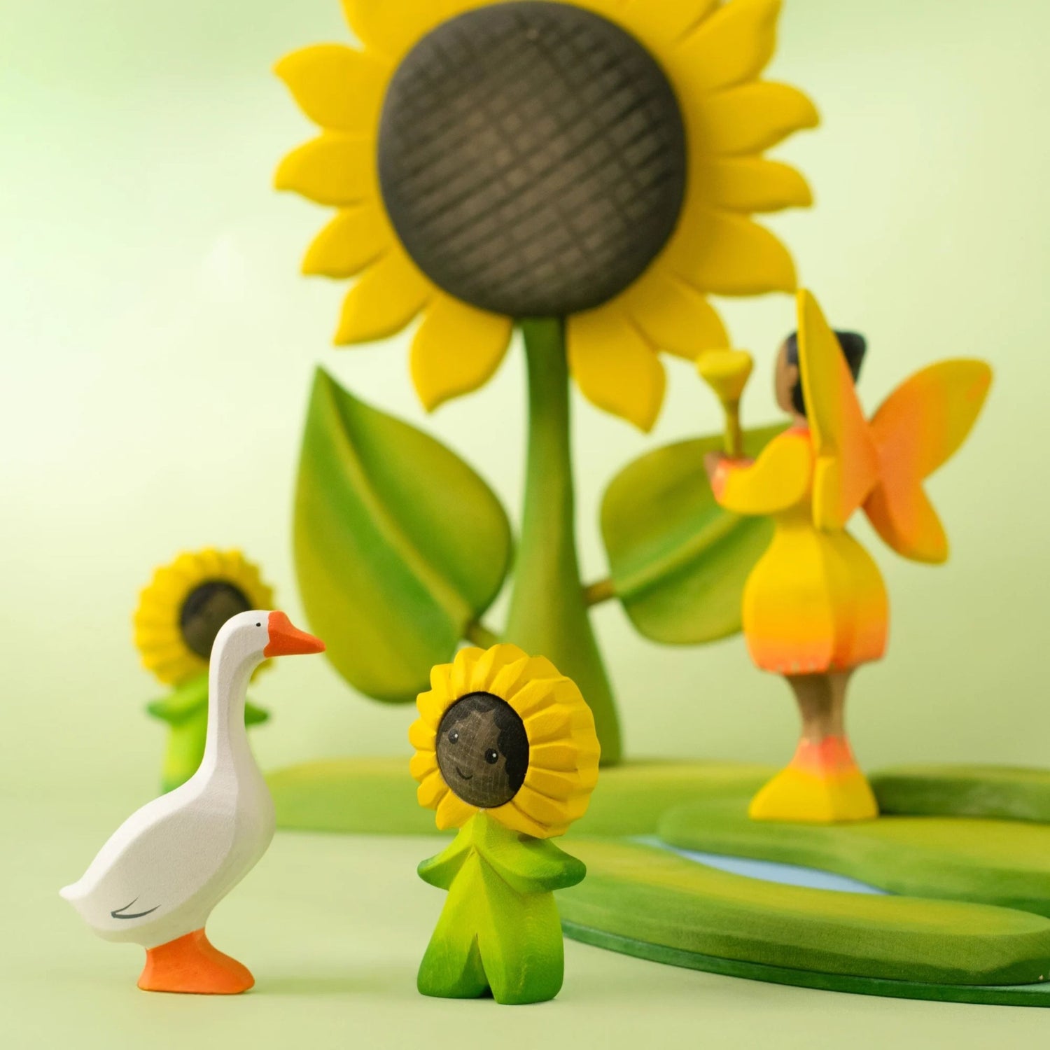 Bumbu Wooden Flower Child (Sunflower)
