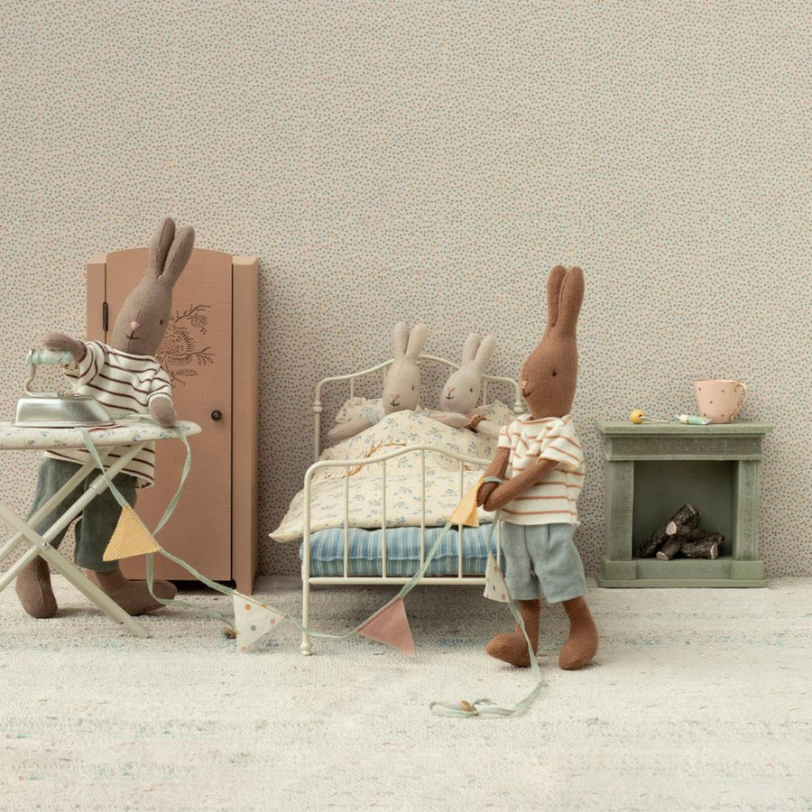 Maileg Vintage Bed - Blue (Miniature)