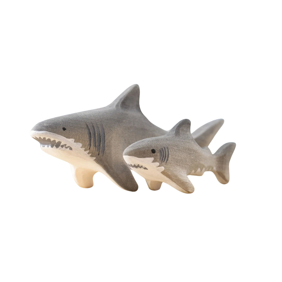 Bumbu Wooden Toy Shark Family Set