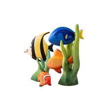 Bumbu Wooden Tropical Fishes Set