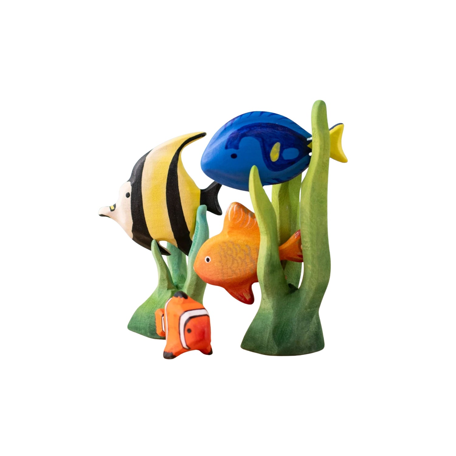Bumbu Wooden Tropical Fishes Set
