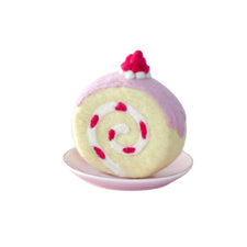 Felt Strawberry Swiss Roll | Play Food