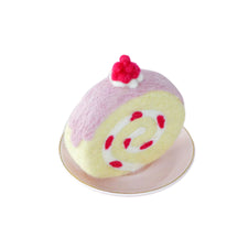Felt Strawberry Swiss Roll | Play Food