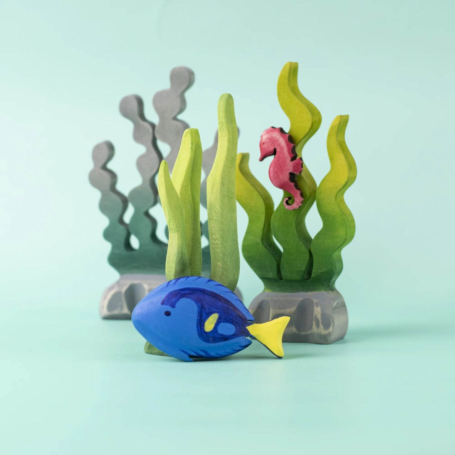 Bumbu Wooden Tropical Fishes Set