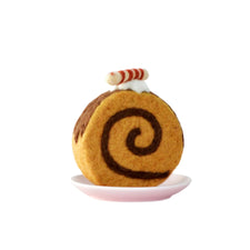 Felt Chocolate Swiss Roll | Play Food