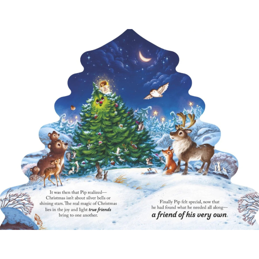 The Magic of Christmas: A Foldout Christmas Storybook - Ribbon Closure Creates a 3-D Tree! | Board