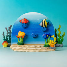 Bumbu Wooden Tropical Fishes Set