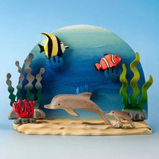 Bumbu Wooden Tropical Fishes Set