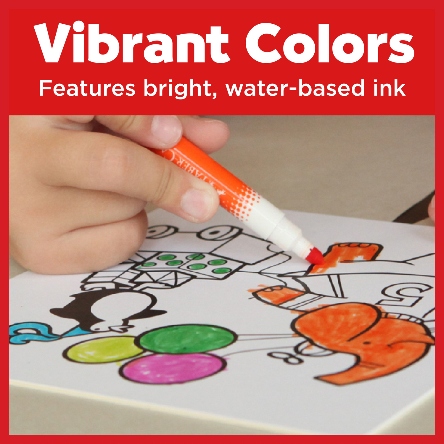 12 Duotip Washable Markers For Kids (24 Colours)
