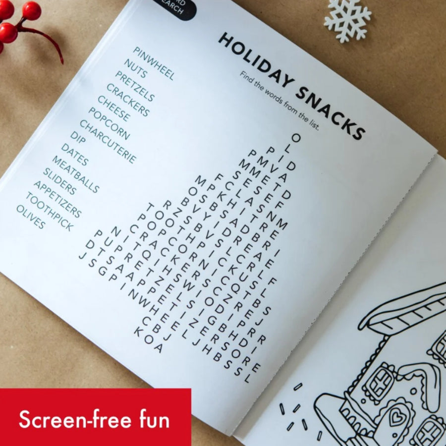 Christmas Activities: A Holiday Activity Book for Kids: Featuring Coloring, Mazes, Dot-to-Dot Puzzles, How to Draw Lessons, Crafts, and More