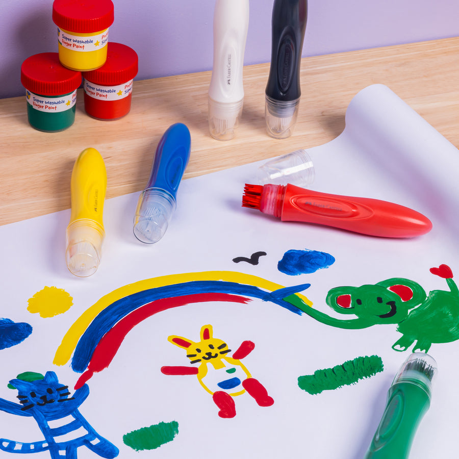 Little Creatives Jumbo Washable Squeezing Paintbrush (Set of 6)
