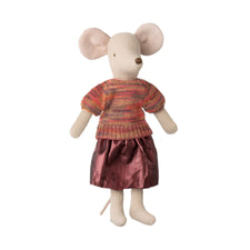 Maileg Skirt and Knitted Blouse (Mum Mouse)